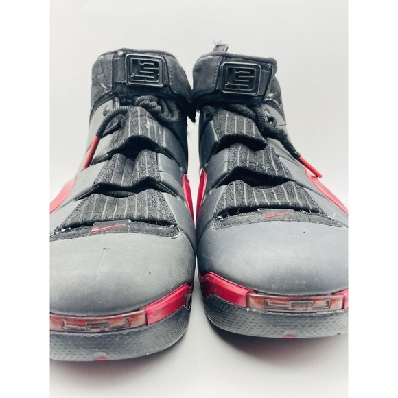 Nike Zoom LeBron 4 IV Black Varsity Crimson Red 314647-002 Mens size 9.5 main image 8